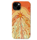 Orange Sun Frosted Glossy Fine Hole iPhone Case - Viexta