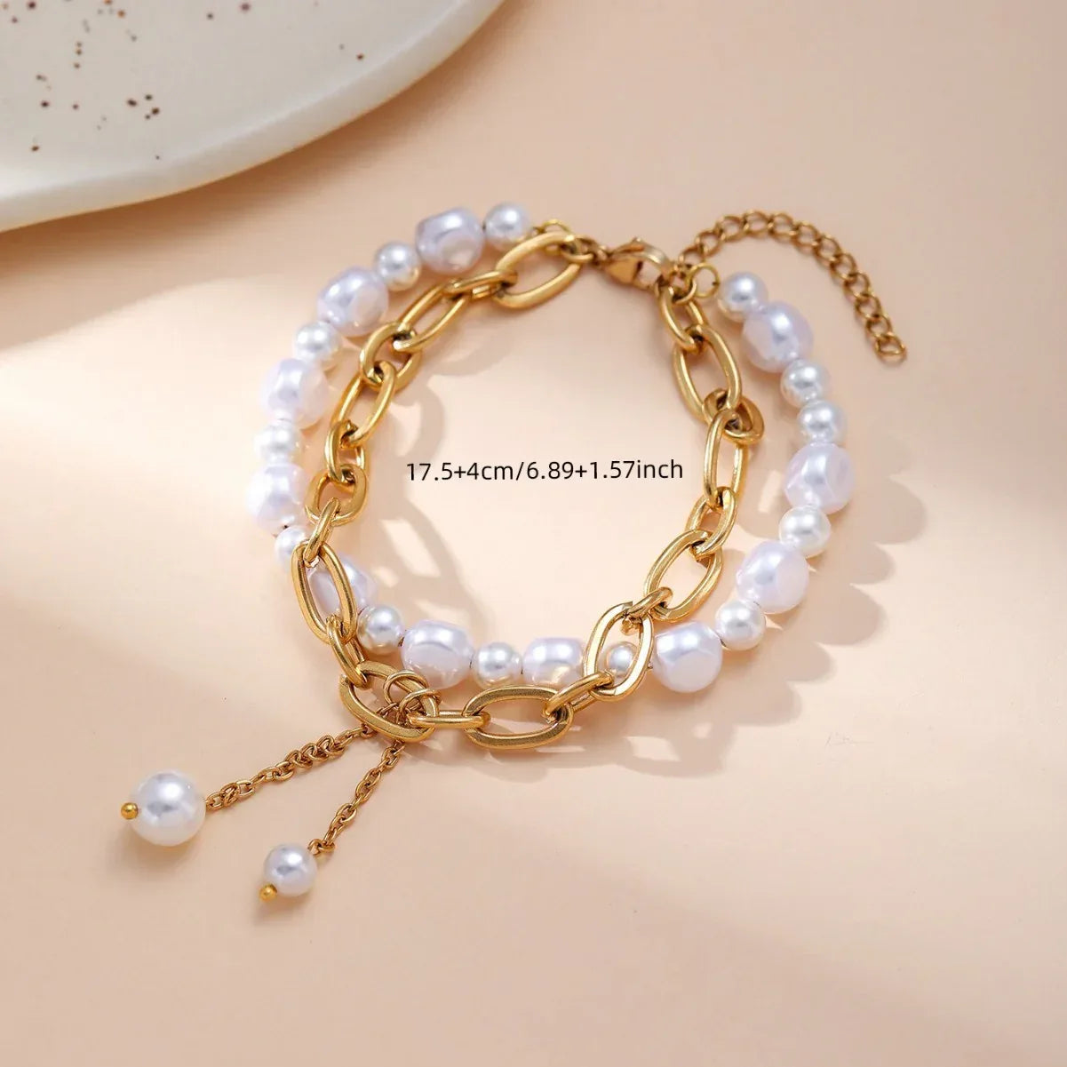 Pearl Titanium Steel Bracelet - Viexta