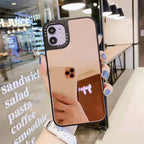 Mirror iPhone Case With Letters - Viexta