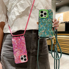 Crossbody Shell Pattern Lanyard iPhone Cover - Viexta