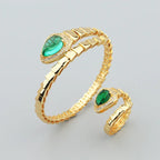Spring Type Snake Bone Bracelet Ring Suit - Viexta