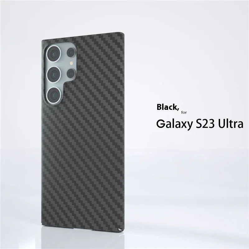 Carbon Fiber Hard Shell Samsung S Series Phone Case - Viexta