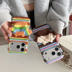 Striped 3D Sweater iPhone Case