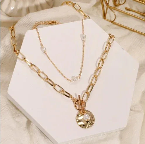 Bead Multilayer Arrow Necklace - Viexta