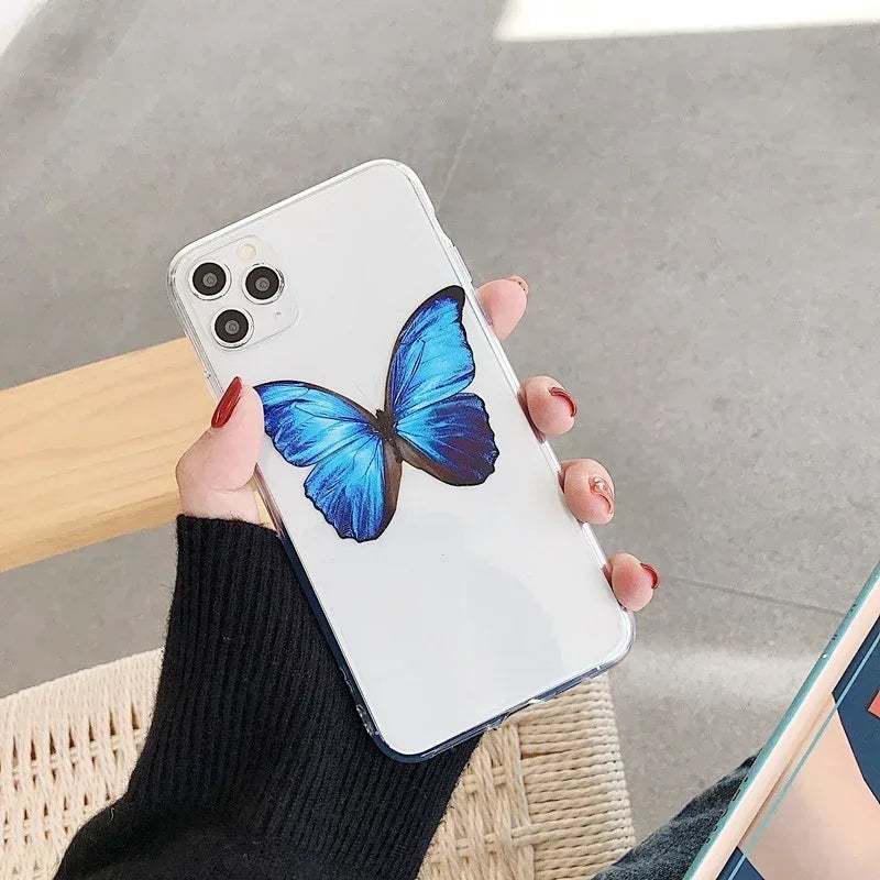 Silicone Butterfly Protective iPhone Case - Viexta