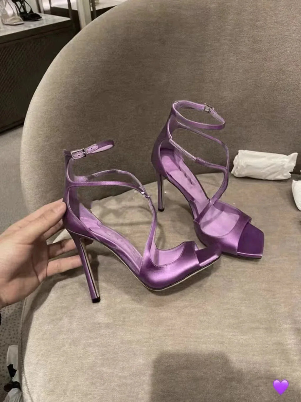 Personalized Satin High Heels For Women - Viexta
