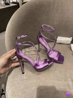 Personalized Satin High Heels For Women