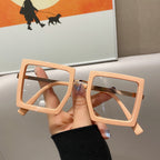 Netflix Model Thick Frame Square Glasses