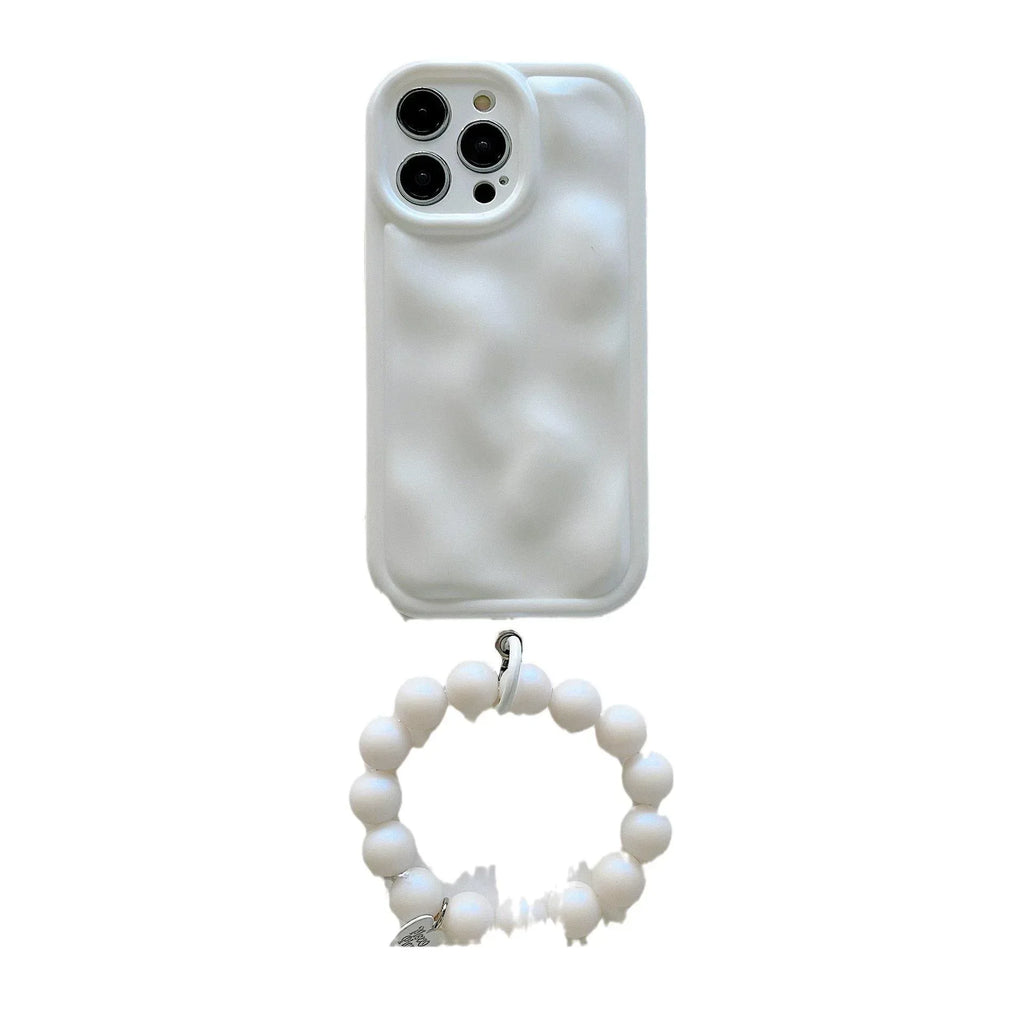 Pearlescent White Chain iPhone Case - Viexta