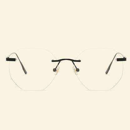 Frameless Spectacle Frame Gold