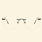 frameless-spectacle-frame-gold - Viexta