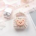 Wool White Cute Earphone Case - Viexta