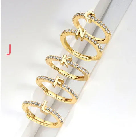 s925-sterling-silver-micro-inlaid-letters-ring - Viexta