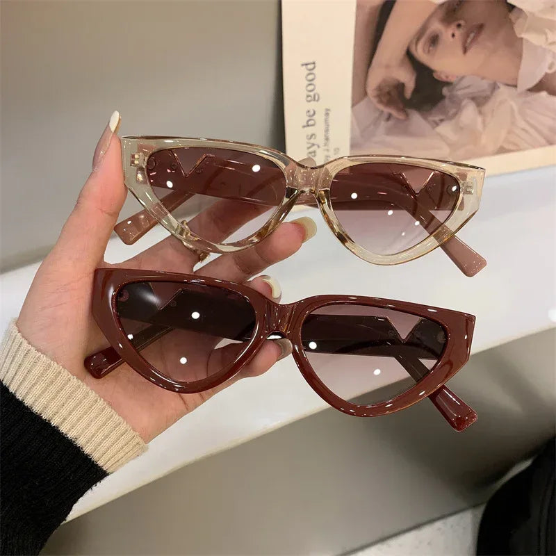 casual-cats-eye-large-rim-sunglasses - Viexta