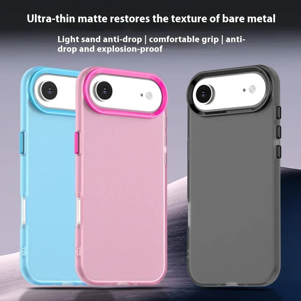 Airbag Anti-fall Candy Frosted iPhone Case - Viexta