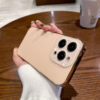Electroplated Tpu Frosted Acrylic iPhone Case - Viexta