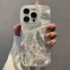 Feather Pattern Gradient iPhone Case - Viexta