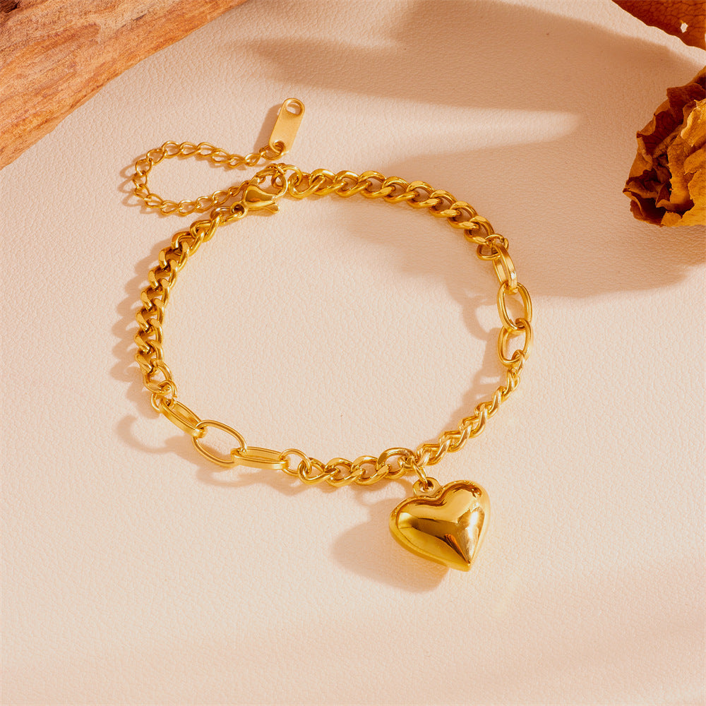 titanium-steel-heart-bracelet