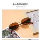 Oval Frame Sunglasses - Viexta