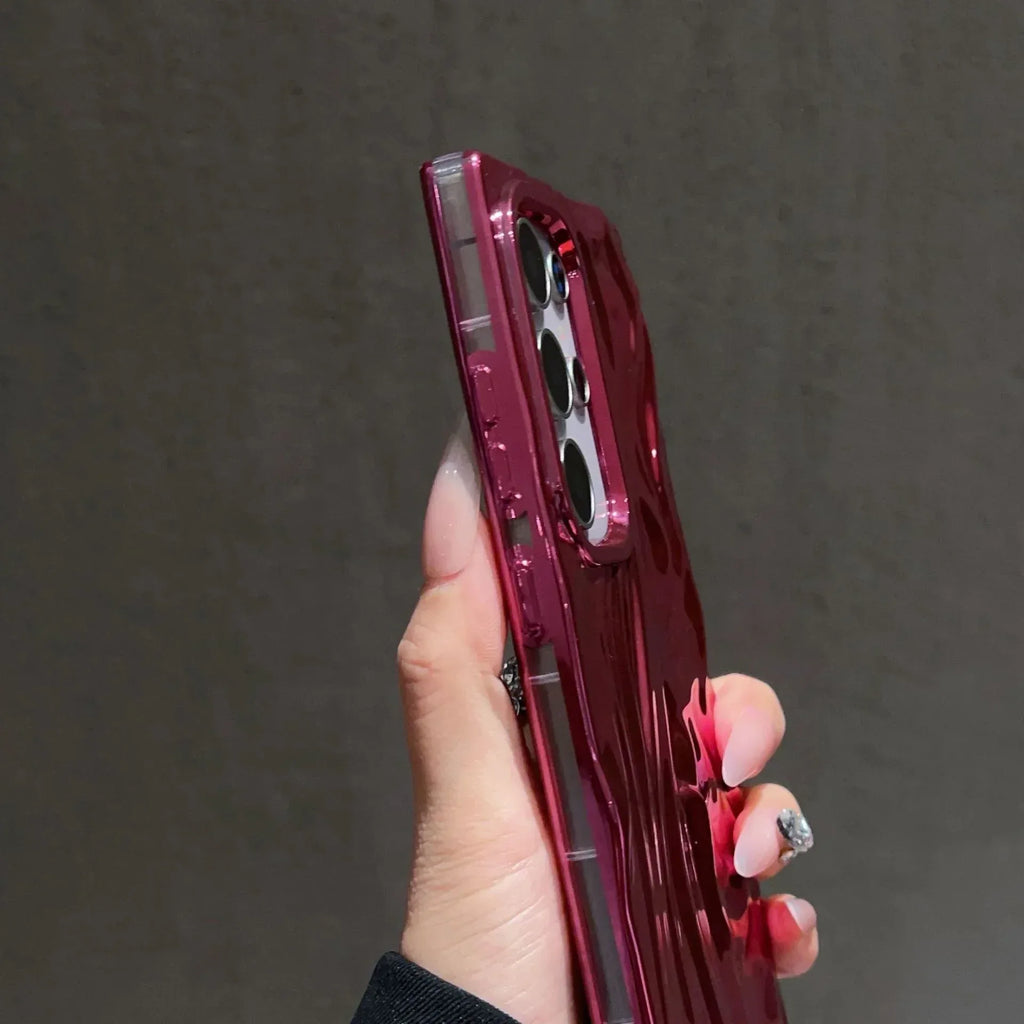 Three-dimensional Pleated Samsung Case - Viexta