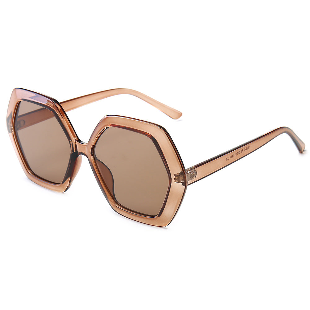 Round retro fashion UV sunglasses