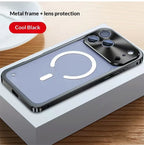 Precision-milled Matte Magnetic iPhone Case With Metal Edge - Viexta