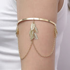 Handcrafted Gold-plated Geometric Cuff Bracelets - Viexta