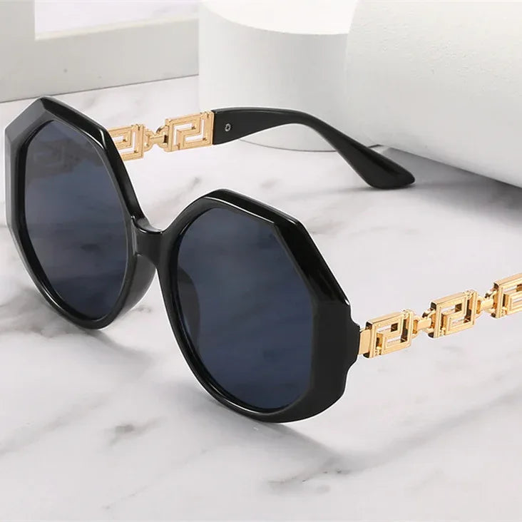 Women's Polygonal Sunglasses UV Protection - Viexta