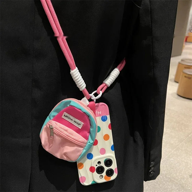 Polka Dot Bookbag iPhone Case - Viexta