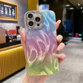Drop-resistant Women's Gradient Lens iPhone Case - Viexta