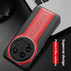 Leather Pattern Baked Porcelain Cover for Xiaomi 14Ultra - Viexta