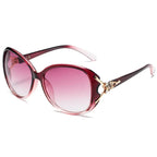 Diamond Metal Hinge Fox Head Sunglasses - Viexta