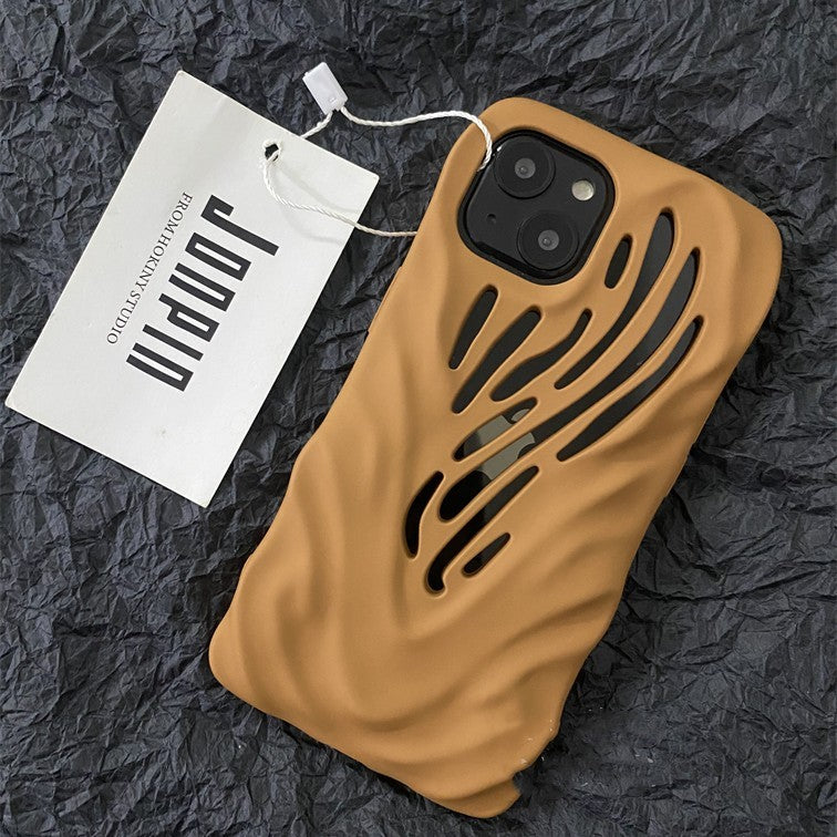 Titanium Gray Wind Hollowed iPhone Cases