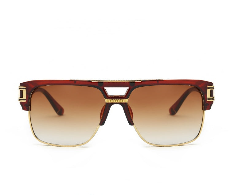 Retro Colorful Reflective Sunglasses