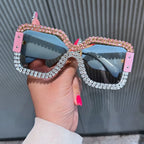 Versatile Diamond Inlaid Sunglasses - Viexta