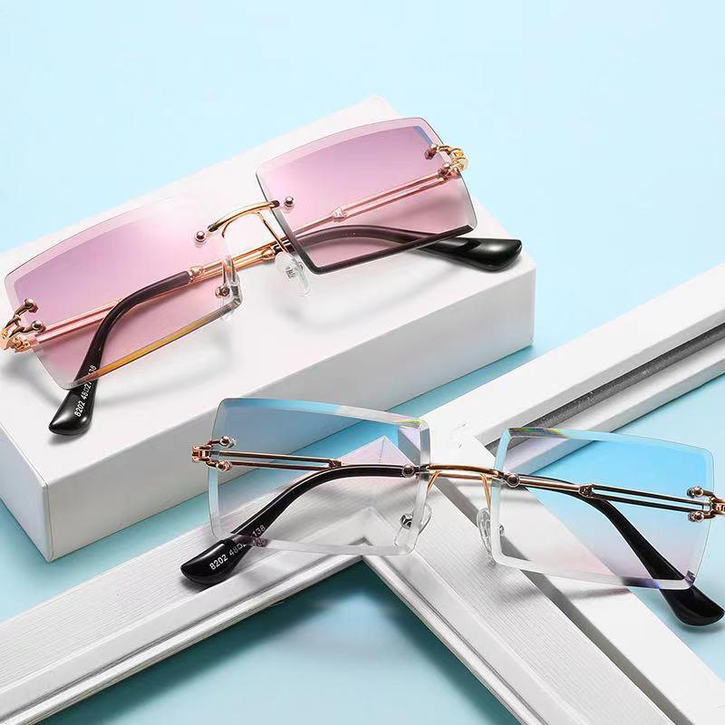 Frameless Cut Edge Sunglasses - Viexta