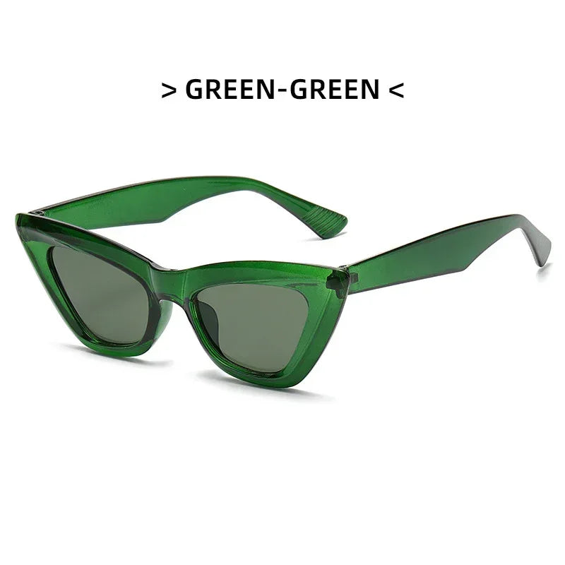 Personalized Triangle Cat Eye Sunglasses - Viexta