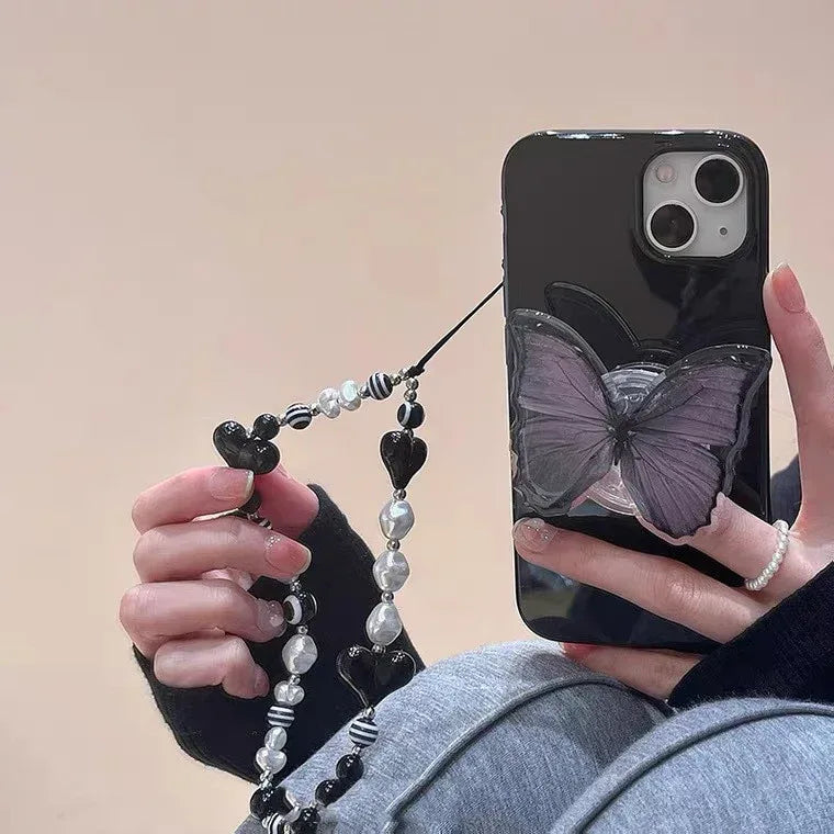 butterfly-bracket-iphone-case-with-chain - Viexta