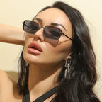 Metal Punk Square Sunglasses - Viexta