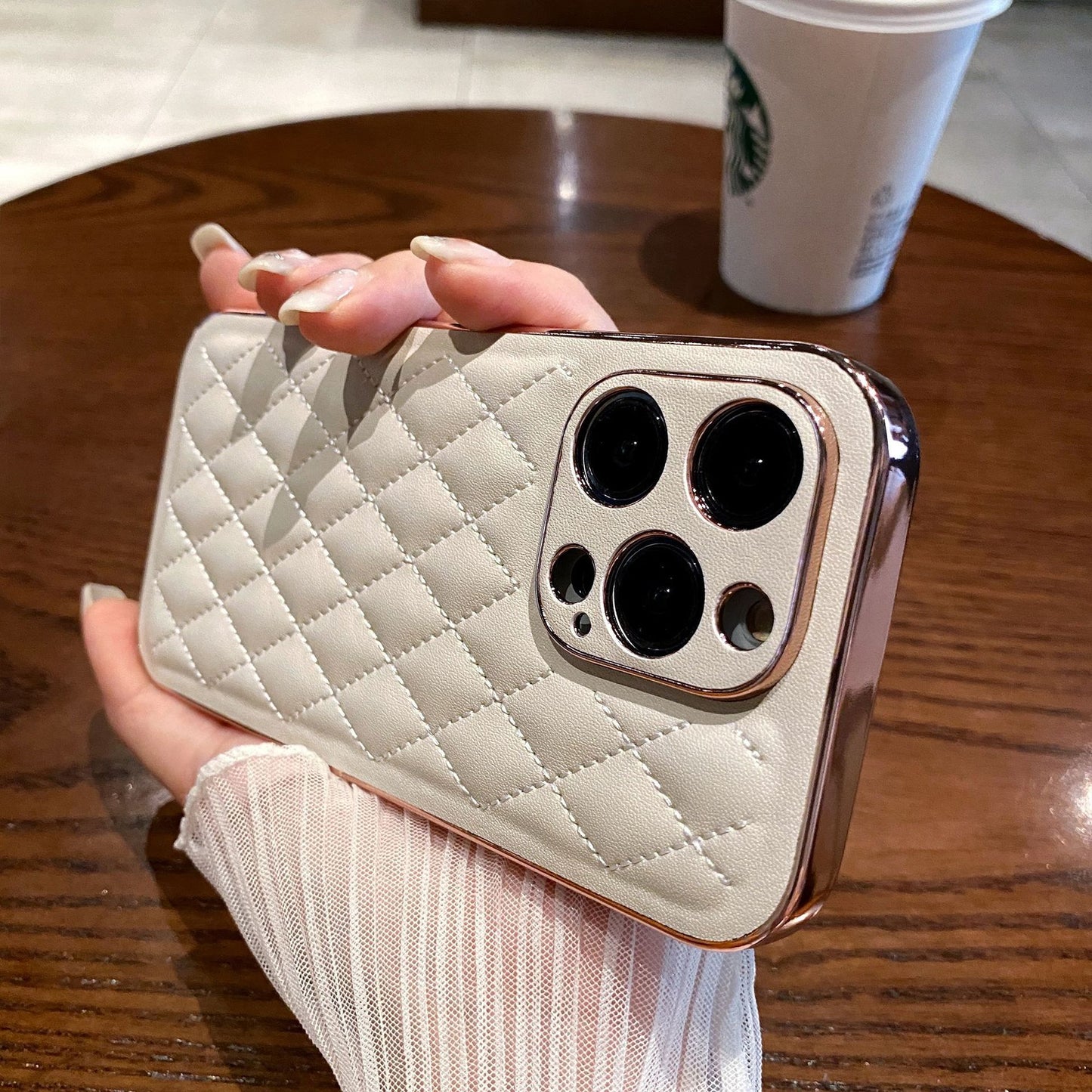 Diamond Leather iPhone Case