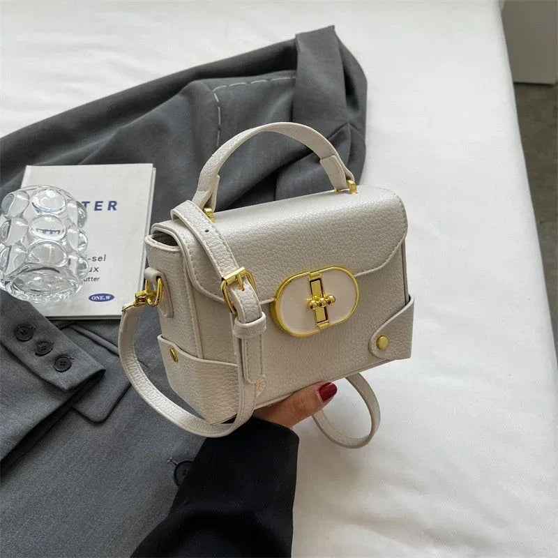 Crossbody Fashionable Portable Small Square Bag - Viexta