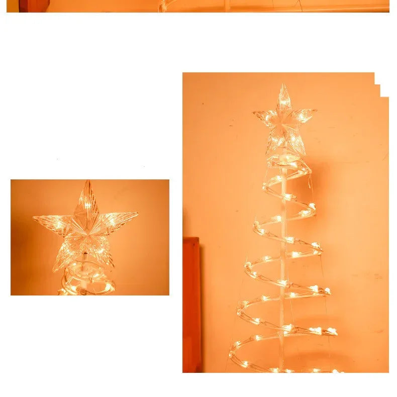 LED Spiral Christmas Tree Light - Viexta