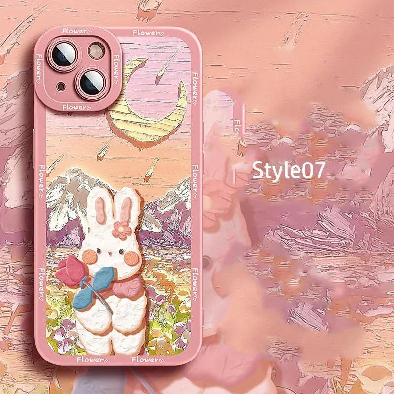 Silicone Cartoon iPhone Case - Viexta