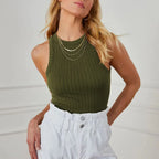 Casual Thread Fitted Top - Viexta