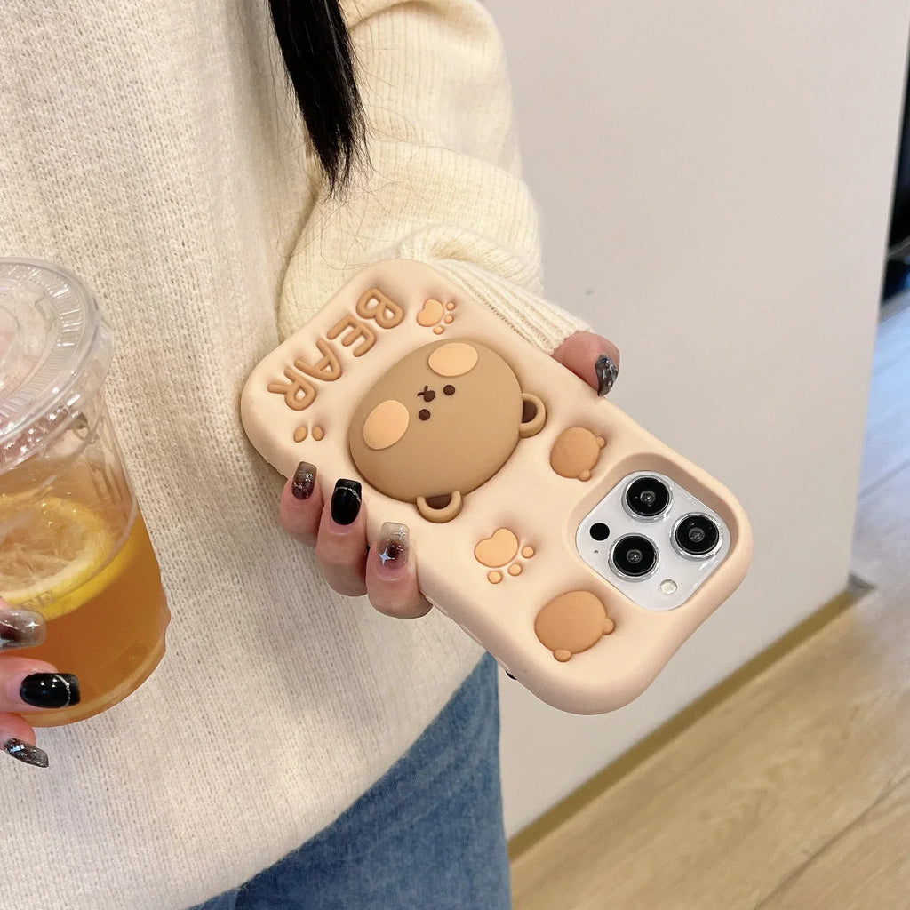 Silicone Bear iPhone Case - Viexta