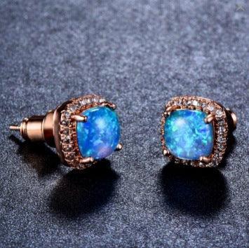 Korean-style Zircon Stud Earrings - Viexta