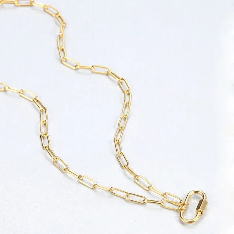 Buckle Titanium Steel Necklace - Viexta