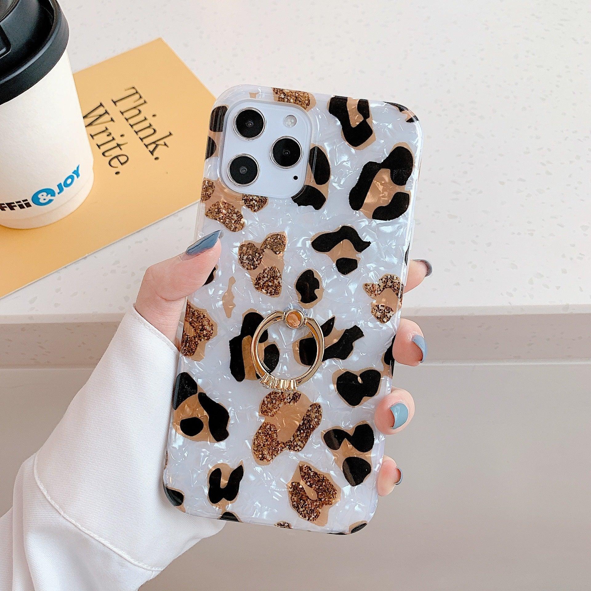 Leopard Print Drop-resistant iPhone Case - Viexta