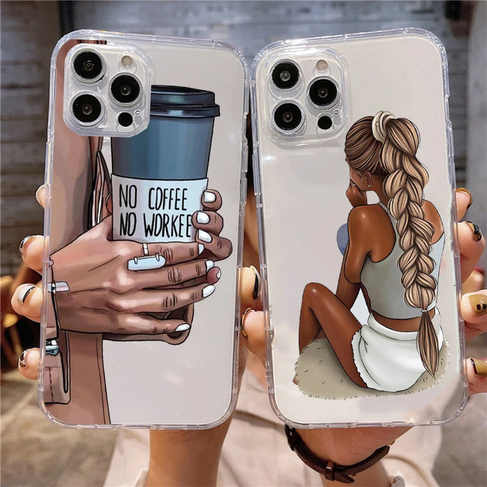 Fashion Girl Cute Braid iPhone Case