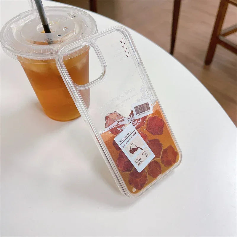 Ice Cube Coffee iPhone Case Hard Shell - Viexta